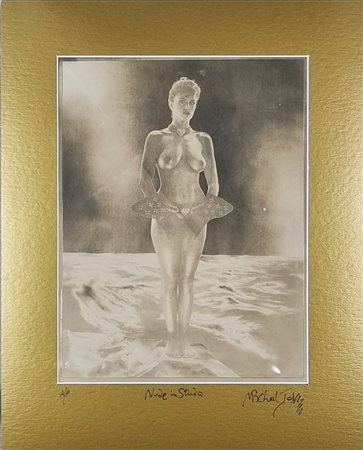 JOSEPH MICHAEL Sudafrica 1941 "Nude in Studio"