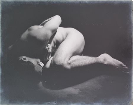 HERNANDEZ SANTOS EDUARDO Cuba 1966 "Alluring pose cheesecake nude couple model studio"