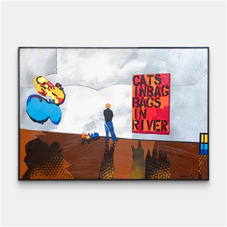 Ugo Nespolo, Cats in bag