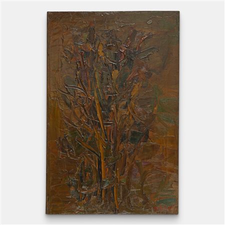 Ennio Morlotti, Mazzo di fiori(Fiori secchi)