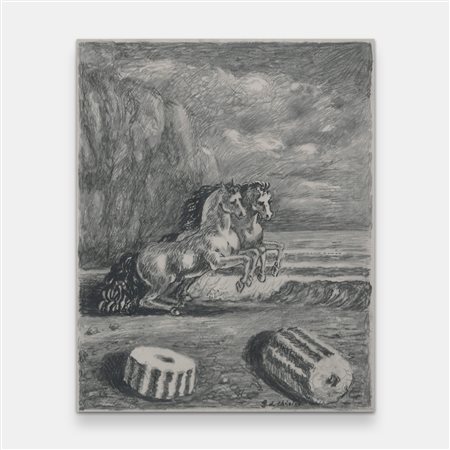 Giorgio De Chirico, Cavalli sulla sponda dell'Egeo