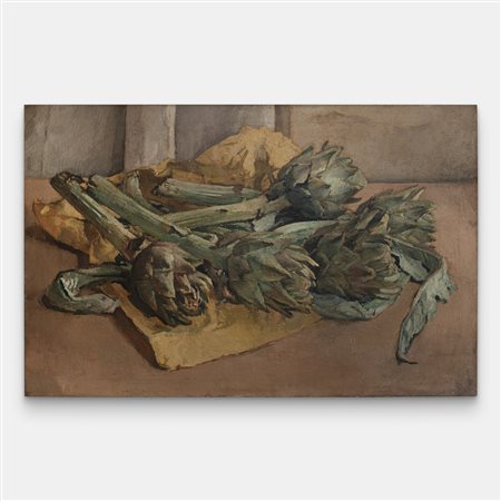 Giovanni Barbisan, Natura morta con carciofi