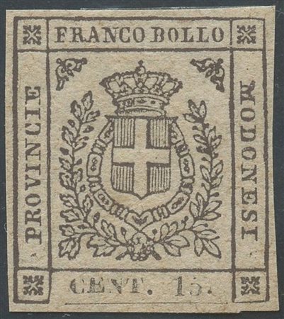  
Modena - 15 cent. bruno Scuro n.13a 
 