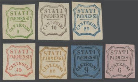  
Parma/ Gov. Provvisorio, la serietta + i francobolli per giornali. 
 