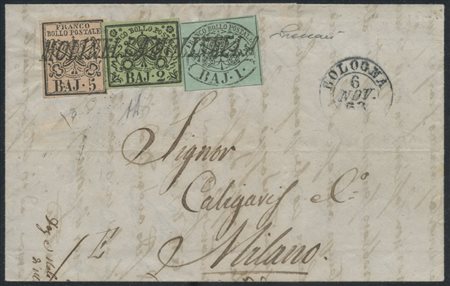  
Pontificio - Splendida tricolore per Milano 
 