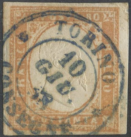  
Sardegna - 80 cent. bistro arancio n.17. (A+) 
 