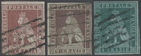  
Toscana - tre ottimi esemplari. 
 
