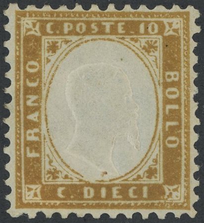  
Regno - N.1 nuovo con gomma originale, qualità e centratura straordinarie. 
 