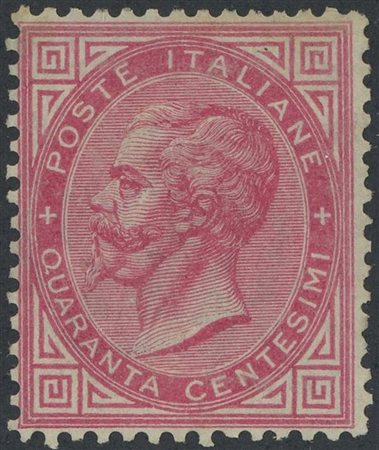  
Regno - 40 cent. tiratura di Torino nuovo con gomma originale 
 
