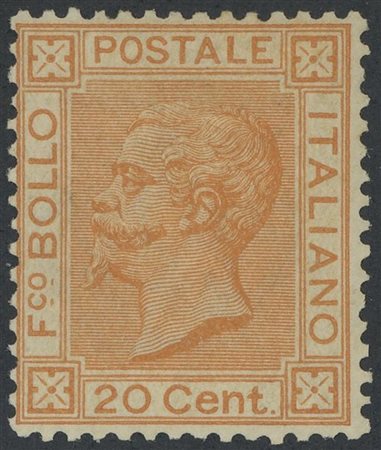  
Regno - Bigola, 20 cent. nuovo con gomma originale 
 