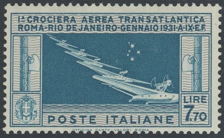  
Regno - Posta Aerea, Crociera Balbo 7,70L. MNH 
 