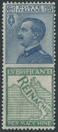  
Regno - Pubblicitari, 25 cent. Reinach 
 