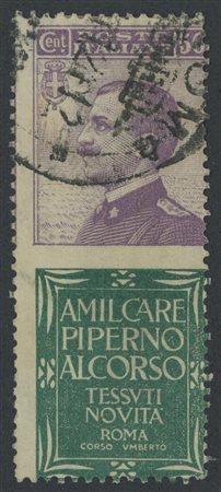  
Regno - Pubblicitari, 50 cent. Piperno 
 