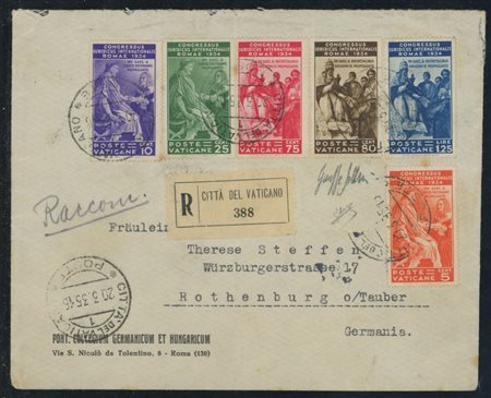  
Vaticano - Serie ''Giuridico'' su lettera. 
 