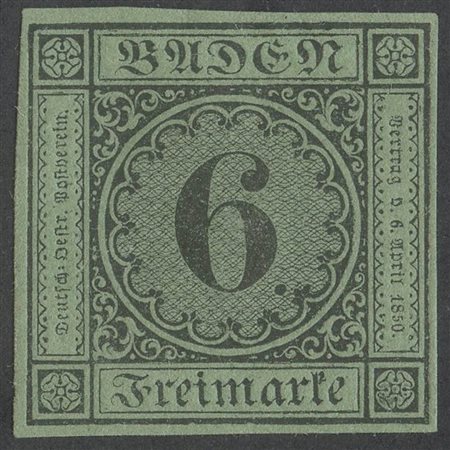  
Germania/Antichi stati - Baden 6k. nuovo 
 