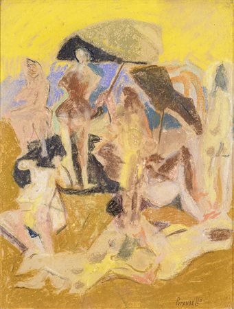 Bagnanti sulla spiaggia