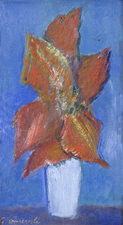 Fiori nel vaso bianco