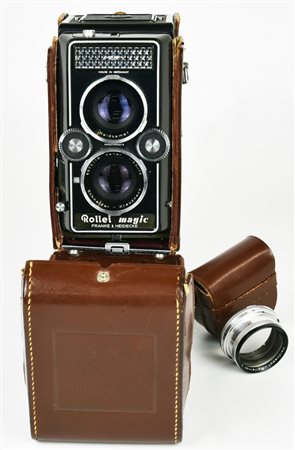 MACCHINA FOTOGRAFICA ANALOGICA ROLLEI - ROLLEIFLEX DBP DBGM "MAGIC 1"...