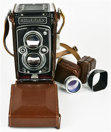 MACCHINA FOTOGRAFICA ANALOGICA ROLLEI - ROLLEIFLEX DBP DBGM "T" 6X6 numero di...