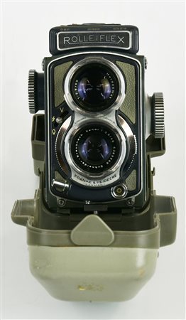 MACCHINA FOTOGRAFICA ANALOGICA ROLLEI - ROLLEIFLEX DBP DBGM "GREY BABY" 4x4...