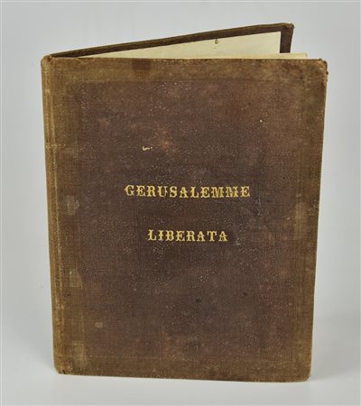 GERUSALEMME LIBERATA, ALBUM FOTOGRAFICO CONTENENTE STAMPE ALL'ALBUMINA...
