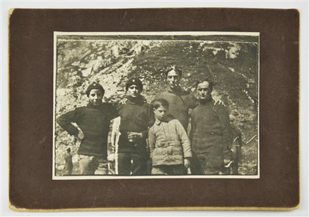 RIPRODUZIONE FOTOGRAFICA applicata su cartone rigido, anni 20 del '900, cm...