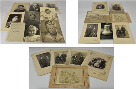 LOTTO DI FOTOGRAFIE, STAMPA FOTOGRAFICA E FOTO DISEGNO composto da fotografie...