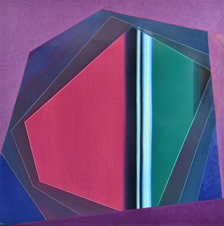 Angelo Maggia SENZA TITOLO, 1995 olio su tela, cm 50x50 sul retro: firma,...