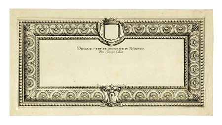 Jacques Callot, Diverse vedute designate in Fiorenza / Per Jacopo Callott....