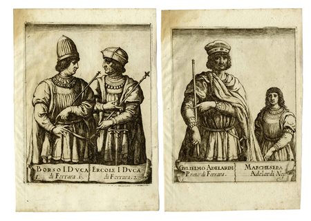 Antonio Cariola Caterino Doino, Dodici tavole da Ritratti de ser.mi Principi...