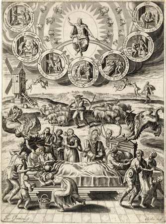 Dirk Volkertsz Coornhert, Il desiderio tenta l'uomo con il denaro. 1550....