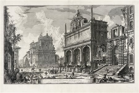 Giovanni Battista Piranesi, Veduta del Castello dell'Acqua Felice presso le...