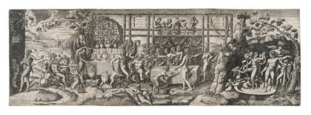 Diana Scultori, Le nozze di Psiche. 1575 / Antonius Caranzanus formis Romae...