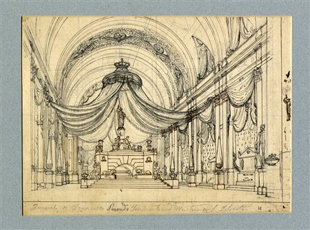 Anonimo della prima metà del XIX secolo, Funerale di Francesco Primo...