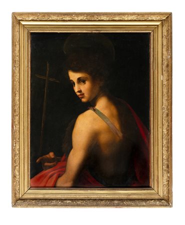 Andrea Del Sarto [cerchia di], San Giovanni Battista. 1570 ca. Olio su...