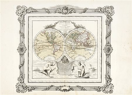 Louis Brion de La Tour, Mappe-Monde Dressée pour l'Etude de la Géographie,...