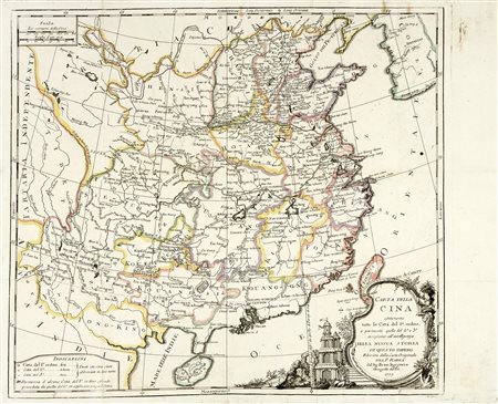 Louis Brion de La Tour, Carta della Cina contenente tutte le Città del I°...