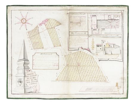 Giovacchino Catolfi, Pianta del Podere di Bisarno dell'Ill:mo Sig. Mar....