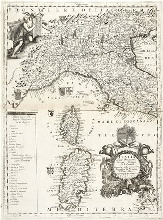 Vincenzo Maria Coronelli, Italia, Parte Occidentale, Descritta e Dedicata dal...