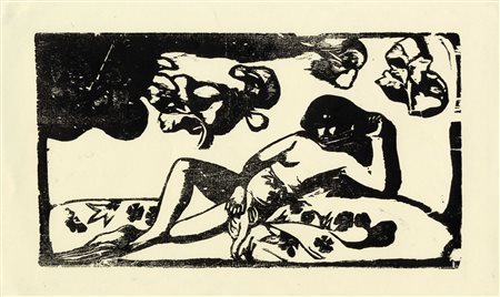 Paul Gauguin [post], Lotto composto di 3 incisioni. 1961. Raccolta di 3...