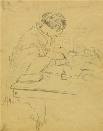 Baccio Maria Bacci [attribuito a], Tilde a Parigi. Nucleo composto di 10...