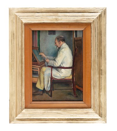 Baccio Maria Bacci [attribuito a], Domenico Trentacoste che fa il ritratto...