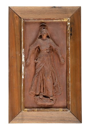Antonio Berti, Santa Chiara. Terracotta. cm 25x12. Firmata in basso al...