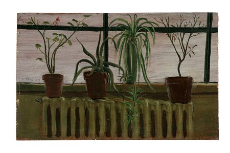 Veno Pilon [attribuito a], Senza titolo. 1954. Olio su tavoletta. cm 20x31,2....