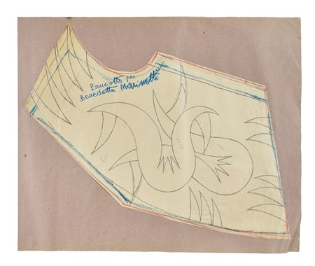 Fortunato Depero, Panciotto per Benedetta Marinetti (ma, poi, di F.T....