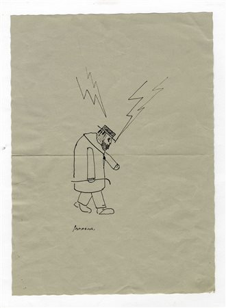 Ivo Pannaggi, Lotto composto di 3 disegni. Acquerello, pastello, carboncino,...