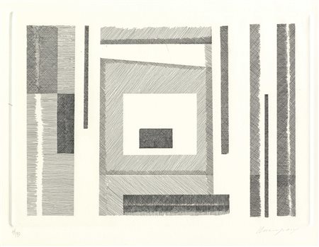 Autori vari, Lotto composto di 5 incisioni. 1968-77. 1) Korompay G.,...