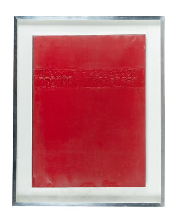 Enrico Bordoni, Senza titolo. 1968. Olio su tela. cm 77x56. Firma e data al...