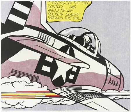 Roy Lichtestein, Whaam! 2001. Bellissimo poster a due pannelli realizzato per...