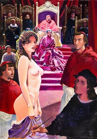 Milo Manara - Il pittore e la modella: Raffaello, 2001